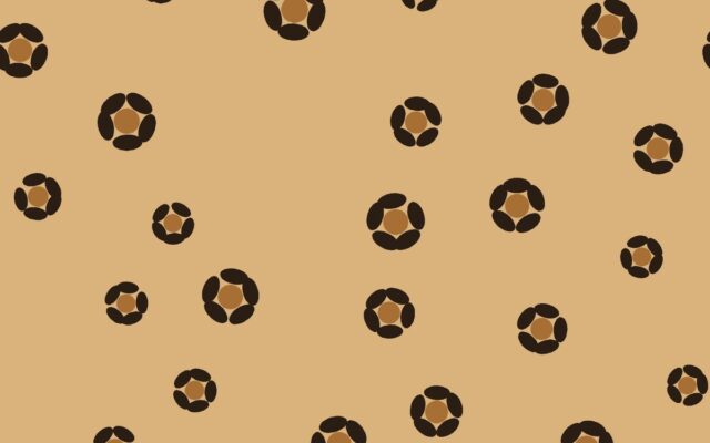 Golden Leopard Rosette — seamless pattern repeat