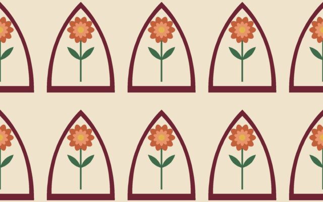 Mughal Arch Garden — seamless pattern repeat