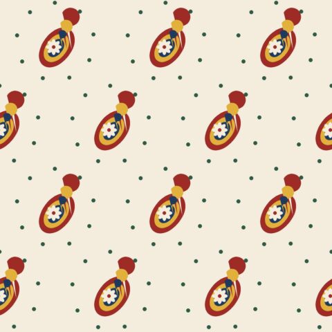 Paisley Procession — seamless pattern preview